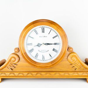 Daniel Dakota Quartz Westminster Chime Mantel Clock Perfect for Restoration